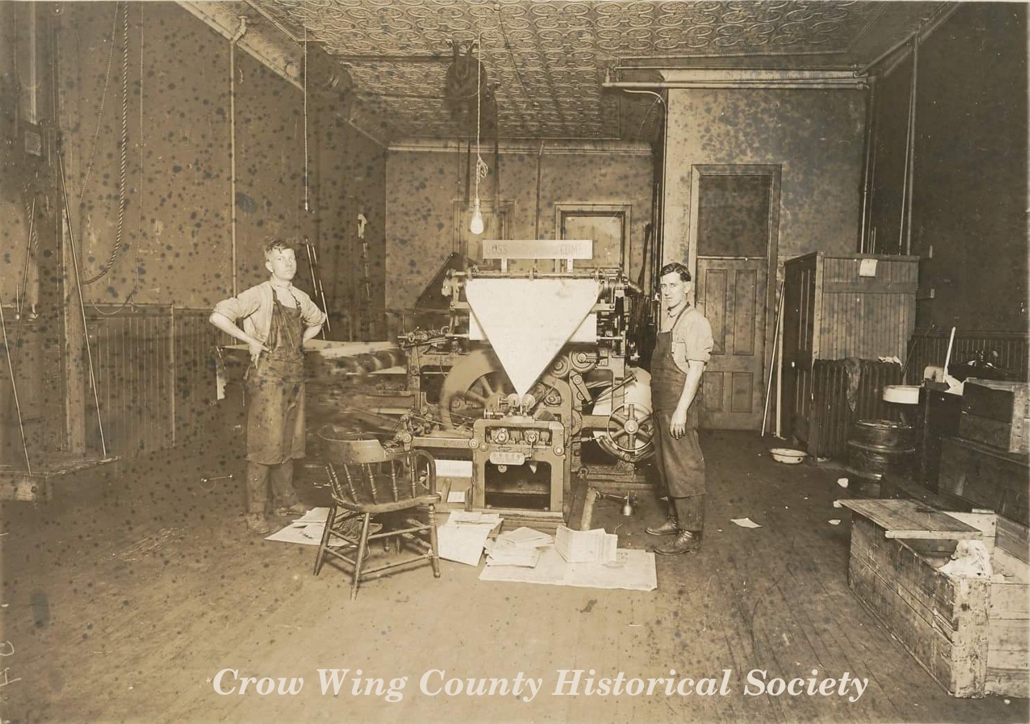 Crow Wing County Historical Society Newspapers Of Early Brainerd