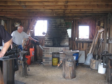 Inside The Blacksmith Building