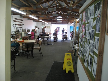 Rear area of the General Store