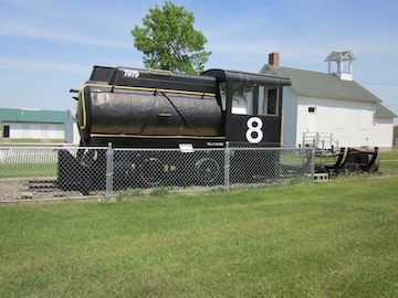 Old Locomotive Engine #8