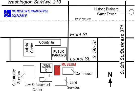 The museum is located at 320 Laurel St. Brainerd, MN 56401.